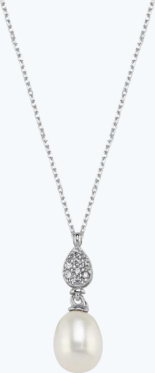 Altın İnci Damla Kolye