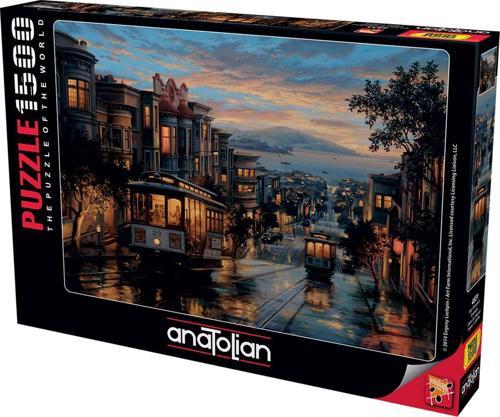 1500 Parçalık Puzzle - San Francisco Sokakları 4531