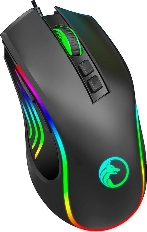 Prime Makro Tuşlu 12800 Dpı Rgb Ledli Drag Click Gaming Oyuncu Mouse