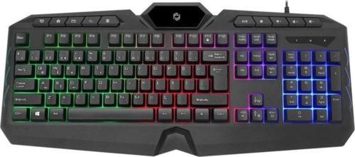 Fk-4860Qu Siyah Usb Türkçe Q Multimedya Işıklı Gaming Oyuncu Klavyesi