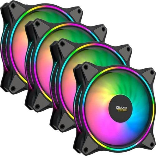 4İn1 Kumandalı Rgb Fan Set 4Lü Set Kit 4X120Mm Kasa Fanı