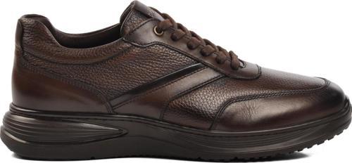 4K2341-2088 Kahve Deri Anatomik Erkek Günlük Ayakkabı
