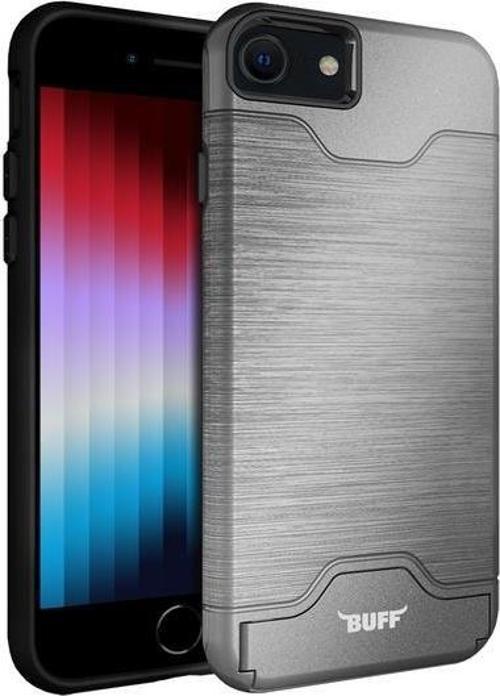 iPhone SE 2022 ile Uyumlu Slim Folder Kılıf Silver