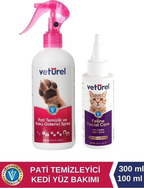 Kedi Aknesi Pati Bakımı Kedi Tüy Sağlığı Kedi Pati Temizleme Pati Temizleyici 300ml Kedi Yüz Bakımı 