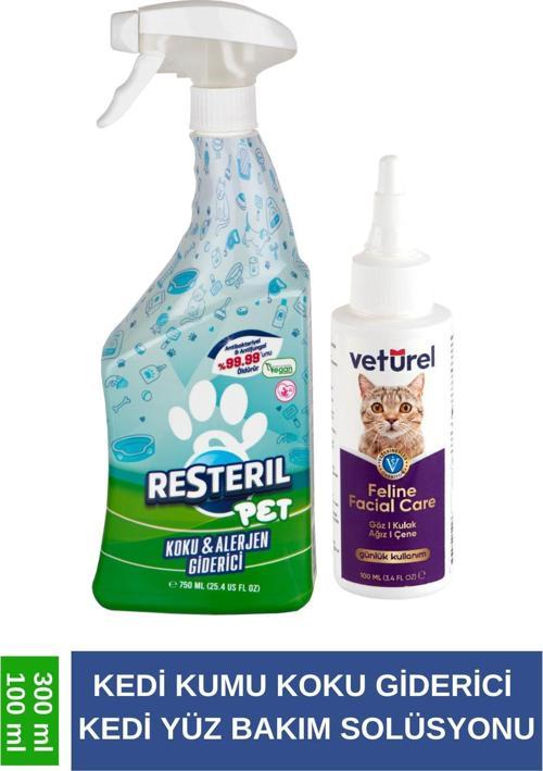 Kumu Koku Giderici Veturel Kumu Kokusu Veturel Aknesi Bakım PET 750ml - Veturel Yüz Bakım Solüsyonu Set