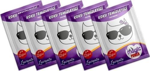 Lavanta Özlü Kedi Kumu Koku Temizleyici 5 Adet
