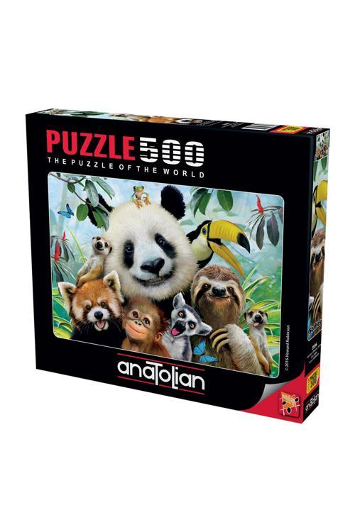 3596 Hayvanat Bahçesi Selfie 500 Parça Puzzle