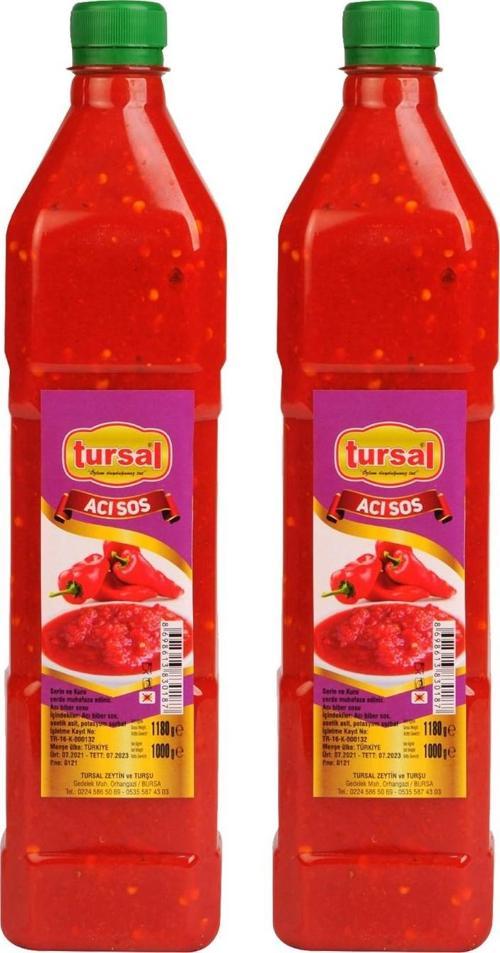 Acı Sos 1000 gr 2 li