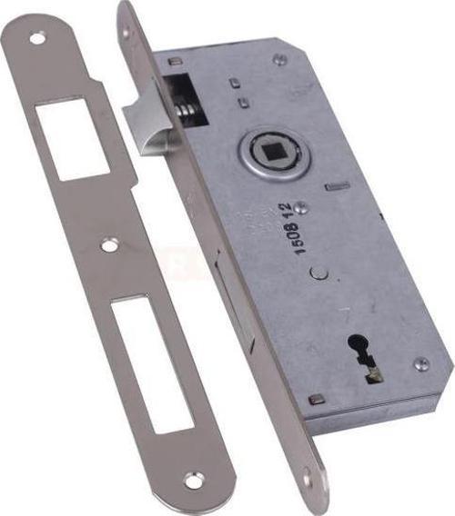 151 R 35 mm Gömme Kapı Kilidi Nikel Oval