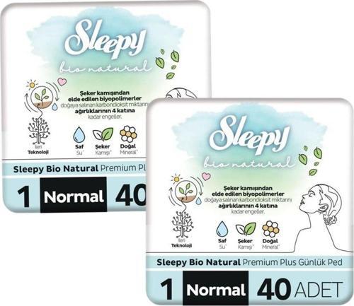 Bio Natürel Premium Plus Günlük Ped 40 Li*2 Adet