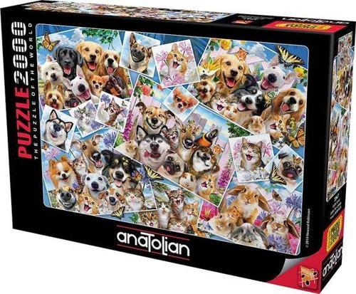 3947 Selfie Kolaj 2000 Parça Puzzle