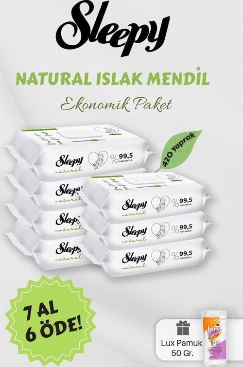 Natural Islak Bebek Havlusu Hediyeli