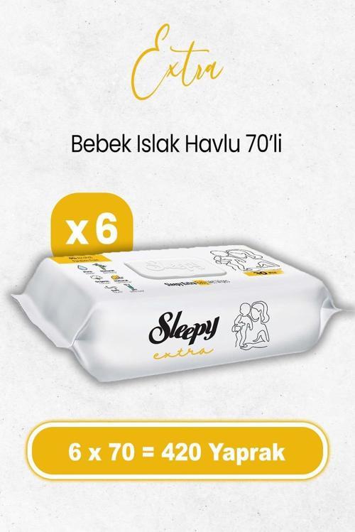 Extra Islak Bebek Mendil 70 x 6 Adet (420 Yaprak)