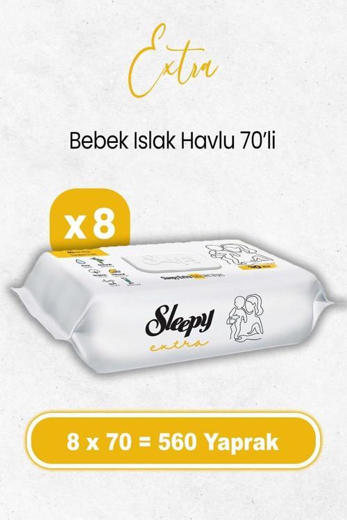 Extra Islak Bebek Mendil 70 x 8 Adet (560 Yaprak)