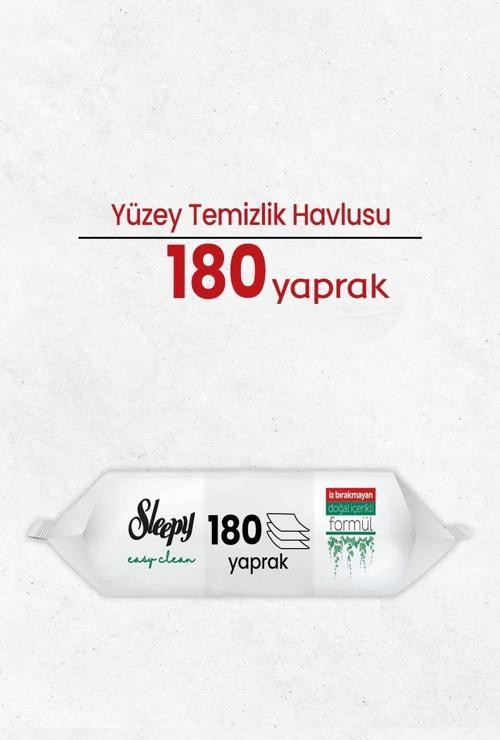 Easy Clean Yüzey Temizlik Havlusu 180 Yaprak