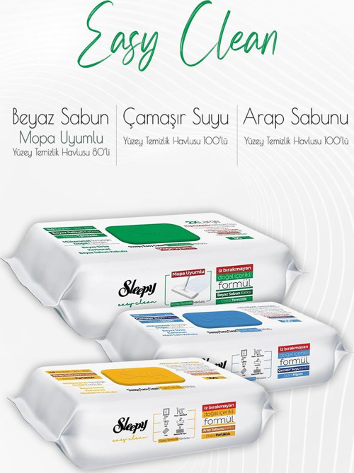 Easy Clean Yüzey Temizlik Havlusu Seti 1