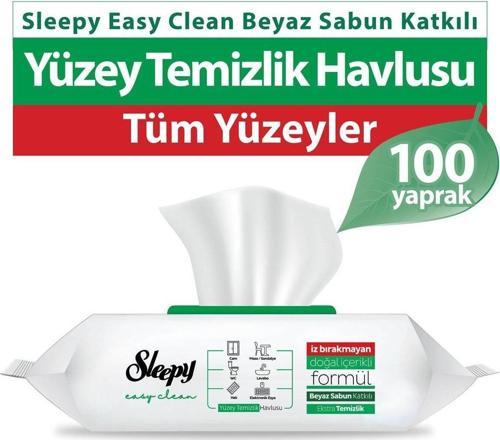 Easy Clean Yüzey Temizlik Havlusu (Beyaz Sabun Kokulu) 100'lü