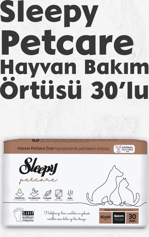 Petcare Evcil Hayvan Bakım Örtüsü 30 Adet