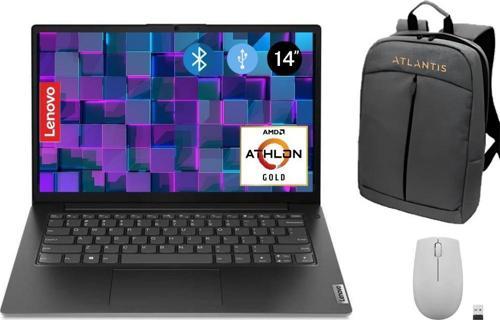 V14 G4 Amn Amd Gold 7220U 8GB 256GB M.2SSD 82YT00HBTX ATL17 14" Fdos Notebook + Çanta& mouse