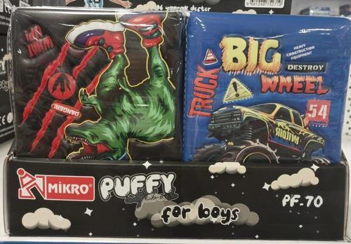 Puffy Not Defteri For Boys Pf-70 (Karışık Renk 1 Adet)
