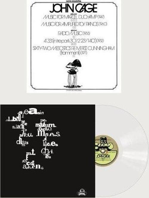 John Cage John Cage (White Vinyl) Plak