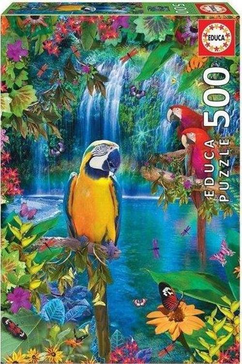 15512 Bird Tropical Land 500 Parça Puzzle