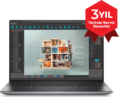 Precision 5690 Ultra 7 155H 16GB 512GB SSD 6GB RTX A1000 Ada 16 FHD+ Windows 11 Pro XCTOP5690E