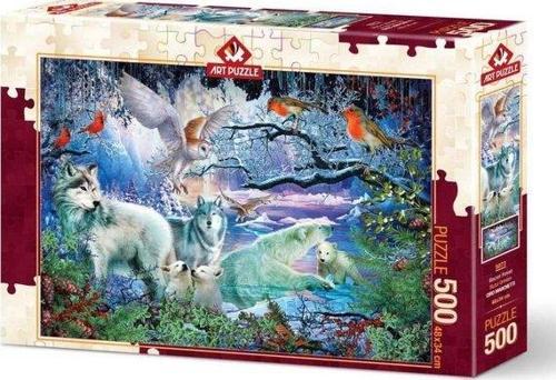 5073 Buzul Ormanı 500 Parça Puzzle