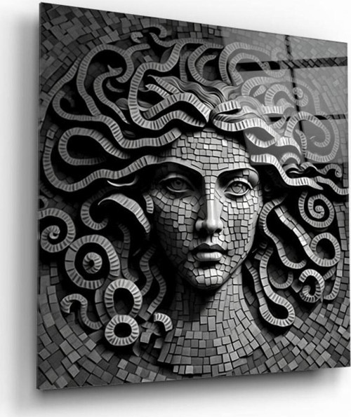 Medusa Cam Tablo | Hediyelik, Dekoratif, Ofis, Mutfak