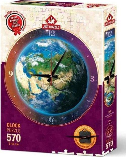 5002 Dünya Saati 570 Parça Puzzle