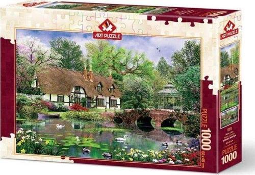 5189 Nilüfer Çiçekleri 1000 Parça Puzzle