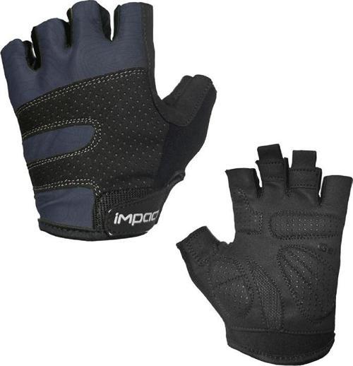 İmpact Peak XL Gri Kısa Parmak Jelli Bisiklet Eldiveni