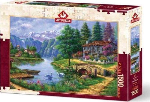 5371 Göl Köy 1500 Parça Puzzle