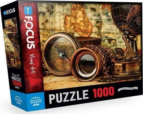 Nostaljik Pusula ve Dürbün 1000 Parça Puzzle BF291