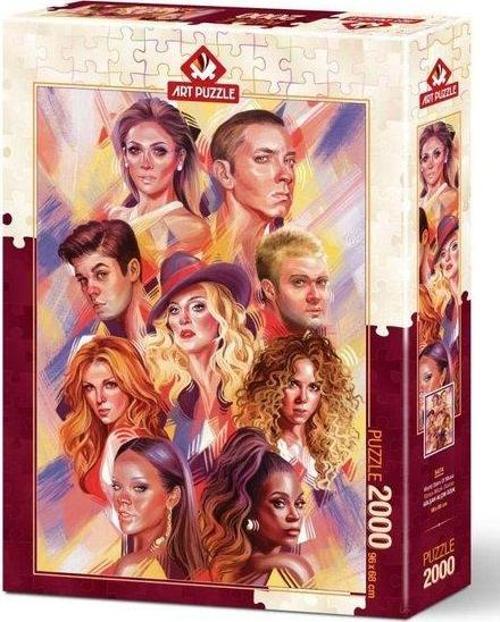 5474 Dünya Müzik Starları 2000 Parça Puzzle