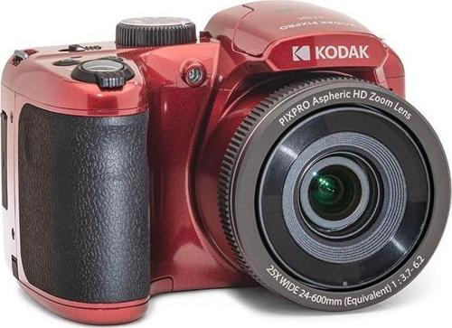 Astro Zoom AZ255/25x Yakınlaştırma Dijital Fotoğraf Makinesi-Kırmızı