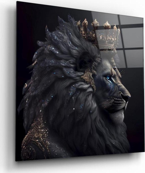 Aslan Cam Tablo | Hediyelik, Dekoratif, Ofis, Mutfak