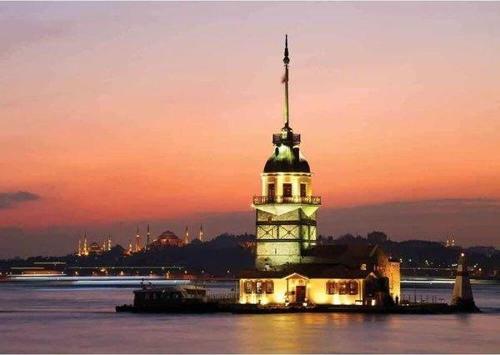 Kız Kulesi Gün Batımı 1000 Parça Puzzle 11287