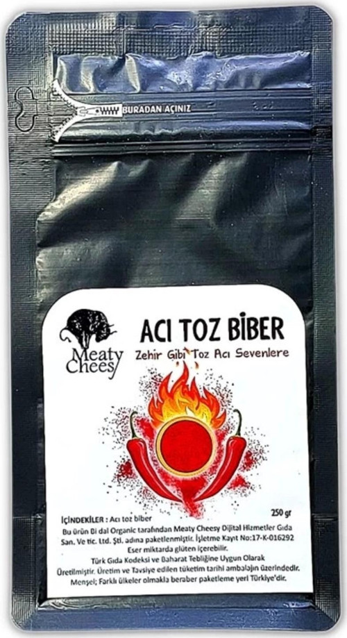 Acı Toz Biber 250 g (Aç-Kapat Paket)