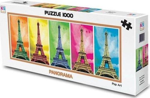 Panoramik Pop Art Paris Antony Matos 1000 Parça Panorama Puzzle 11223