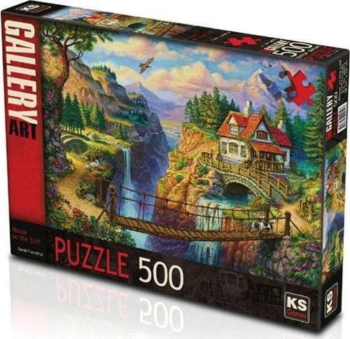 House On The Cliff 500 Parça Puzzle 20012