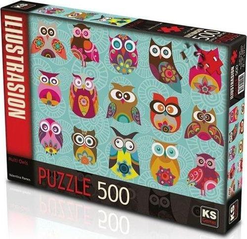 Multi Owls 500 Parça Puzzle 20011