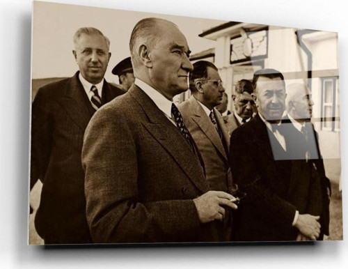 Atatürk Cam Tablo | Hediyelik, Dekoratif, Ofis, Mutfak