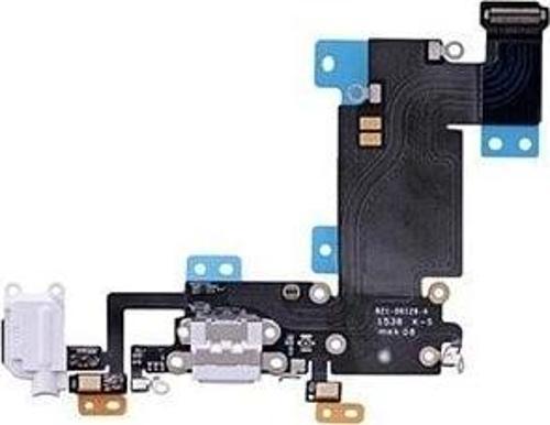 İphone 6 Şarj Soketi Kulaklık Mikrofon Film Bordu Gri
