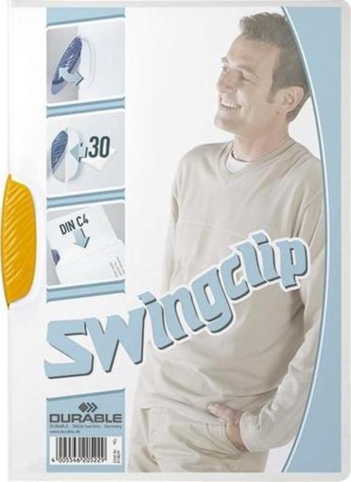 Swingclip 25 Sayfa Kapasiteli Sarı Dosya