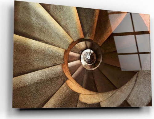 Merdiven Cam Tablo | Hediyelik, Dekoratif, Ofis, Mutfak