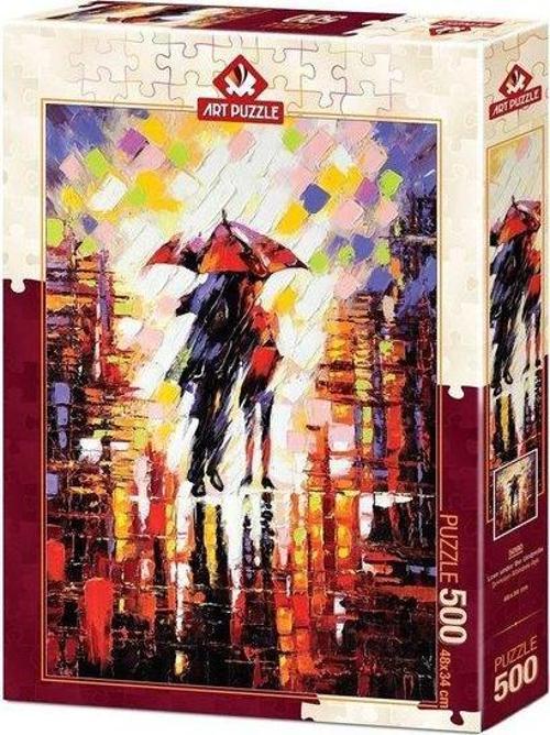 Şemsiye Altındaki Aşk 500 Parça Puzzle 5090