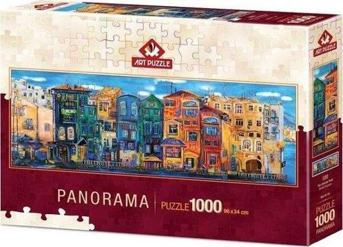 Renkli Kasaba 1000 Parça Panorama Puzzle 5350