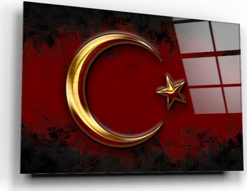 Bayrak Cam Tablo | Hediyelik, Dekoratif, Ofis, Mutfak