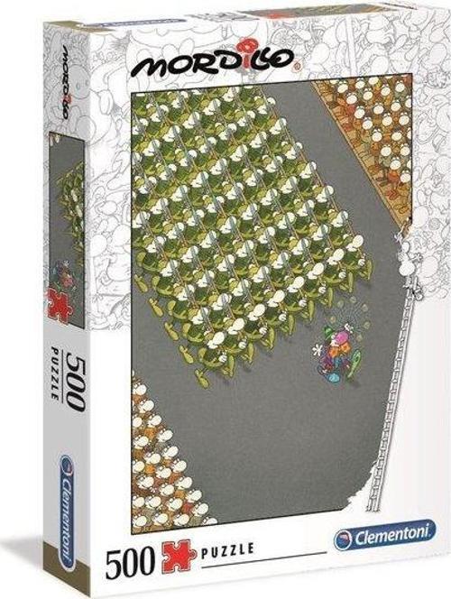 Mordillo The March 500 Parça Puzzle 35078